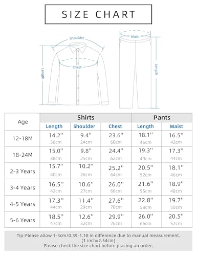 A&J DESIGN Toddler Suits for Boys Wedding Outfit GentlemanFormal Suspender Dress Set, 18 Months-6 Years