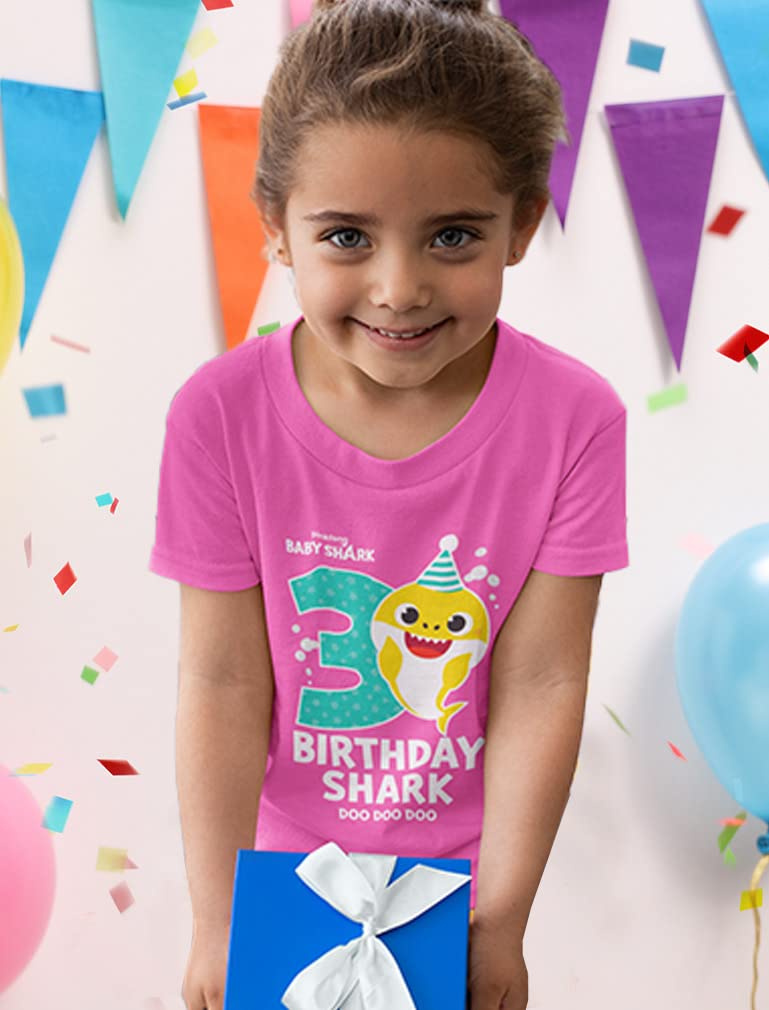 Tstars 3rd Birthday Baby Shark Doo Doo Shirt Boy Girl Gifts 3 Years Old Bday Sharks Theme Party Toddler Kids T-Shirt