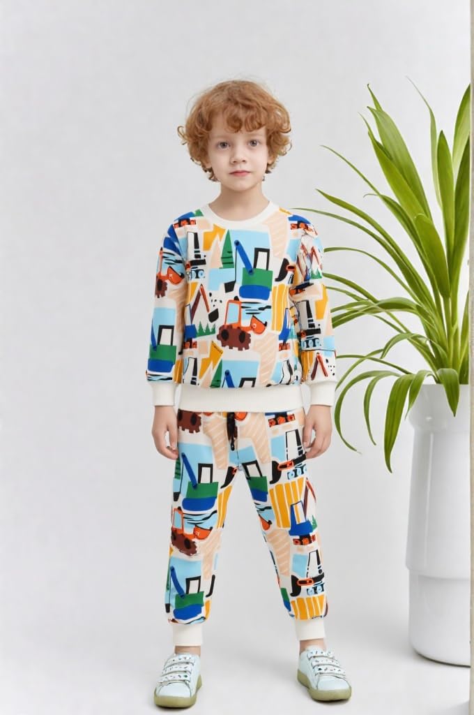 Winzik Toddler Christmas Sweatshirt Baby Boys Girls Halloween Crewneck Pullover Long Sleeve Valentine’s Day Sweatshirts