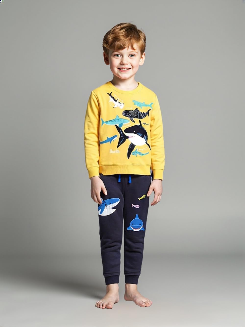 Winzik Toddler Christmas Sweatshirt Baby Boys Girls Halloween Crewneck Pullover Long Sleeve Valentine’s Day Sweatshirts