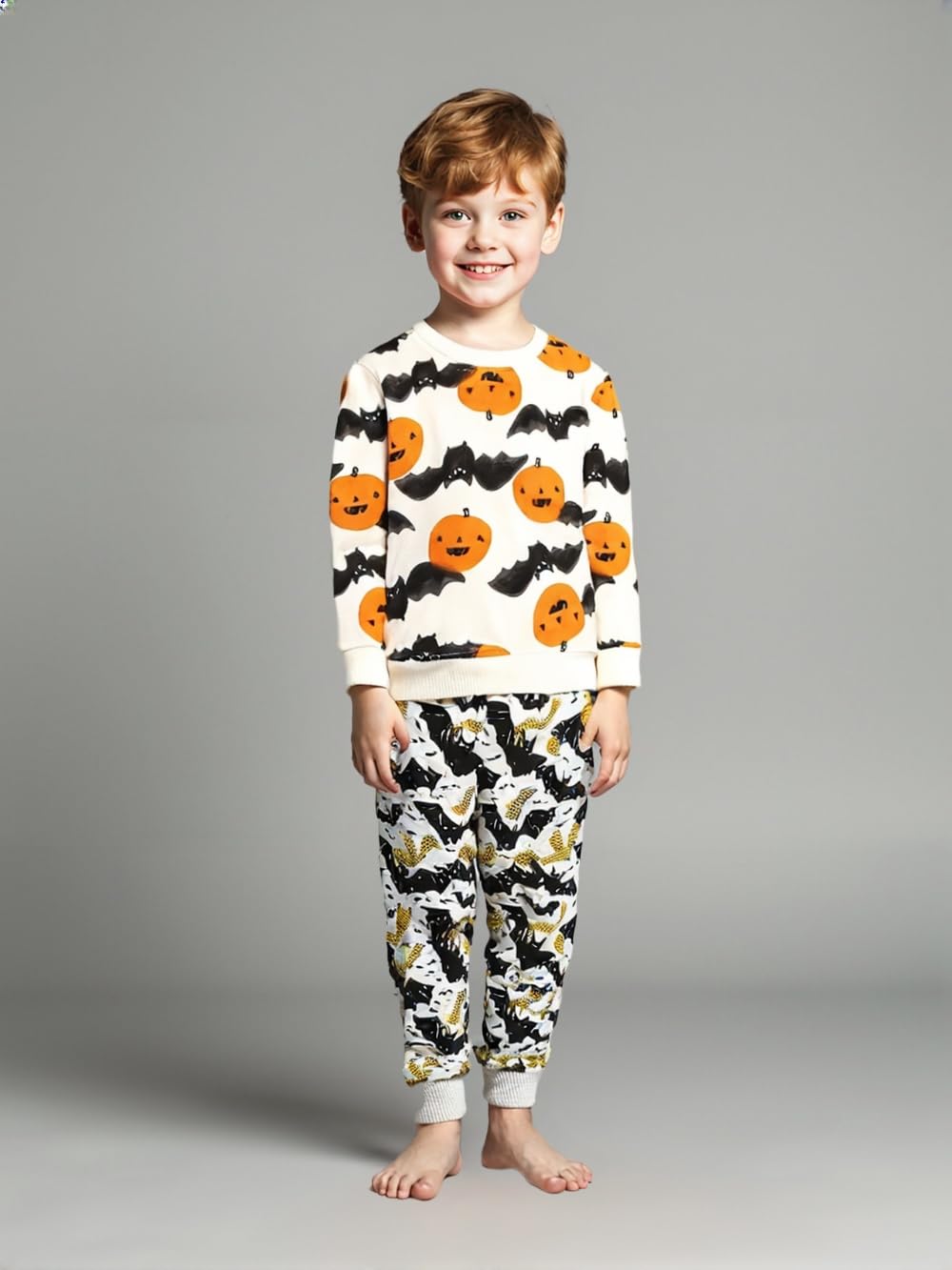 Winzik Toddler Christmas Sweatshirt Baby Boys Girls Halloween Crewneck Pullover Long Sleeve Valentine’s Day Sweatshirts