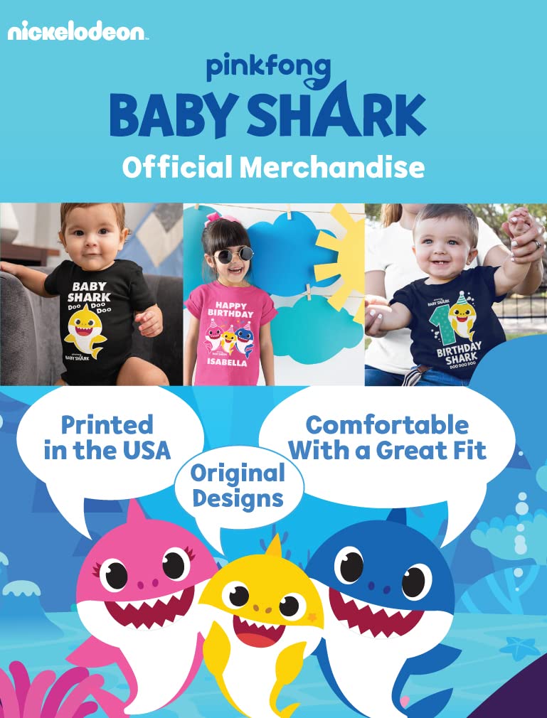 Tstars 3rd Birthday Baby Shark Doo Doo Shirt Boy Girl Gifts 3 Years Old Bday Sharks Theme Party Toddler Kids T-Shirt