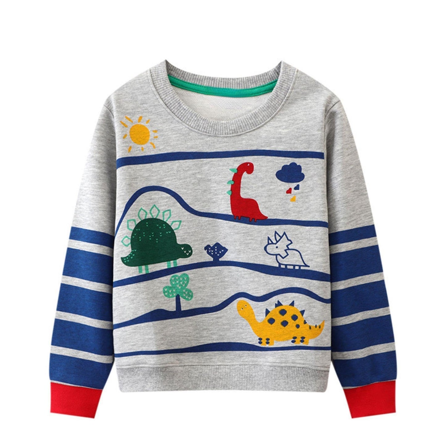 Winzik Toddler Christmas Sweatshirt Baby Boys Girls Halloween Crewneck Pullover Long Sleeve Valentine’s Day Sweatshirts
