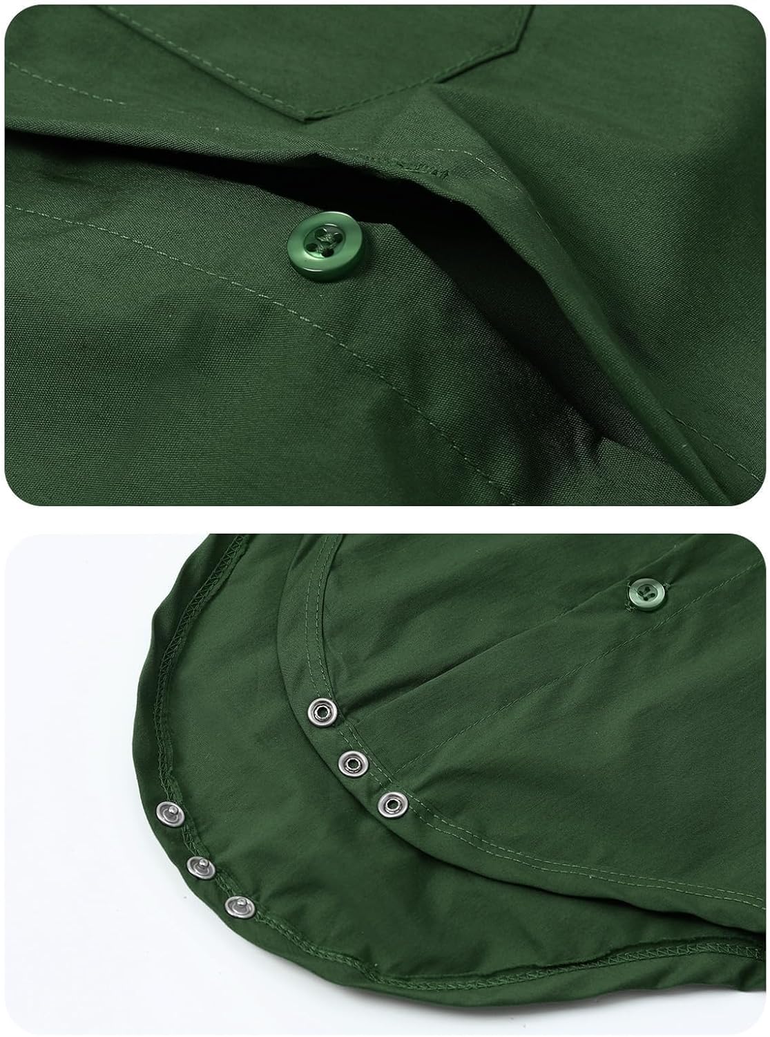 A&J DESIGN Baby Dress Shirts Infant Bodysuit Gentleman Formal Wedding Long Sleeve Rompers, 3-18 Months