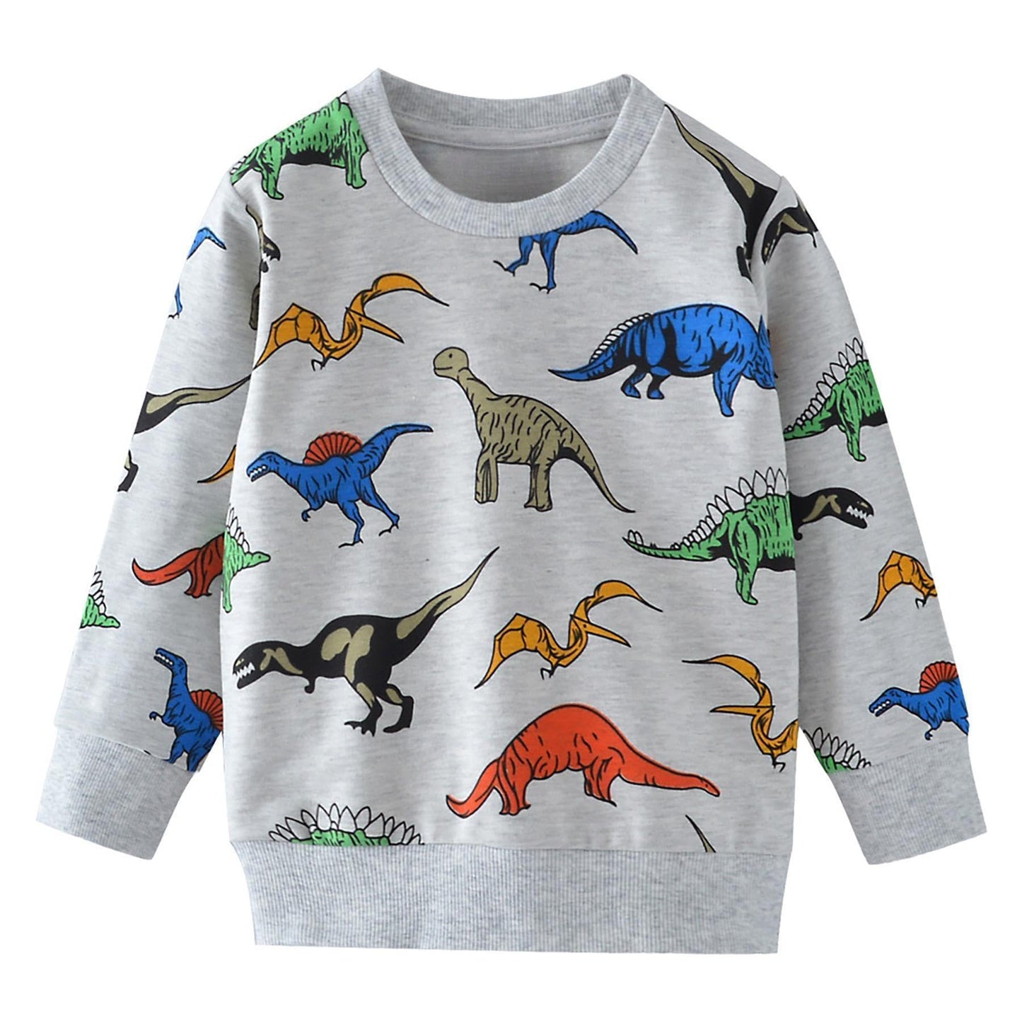 Winzik Toddler Christmas Sweatshirt Baby Boys Girls Halloween Crewneck Pullover Long Sleeve Valentine’s Day Sweatshirts