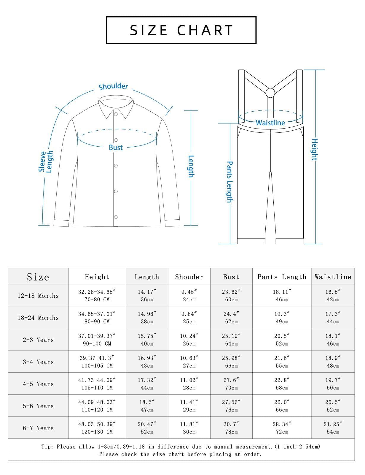 A&J DESIGN Toddler Suits for Boys Wedding Outfit GentlemanFormal Suspender Dress Set, 18 Months-6 Years
