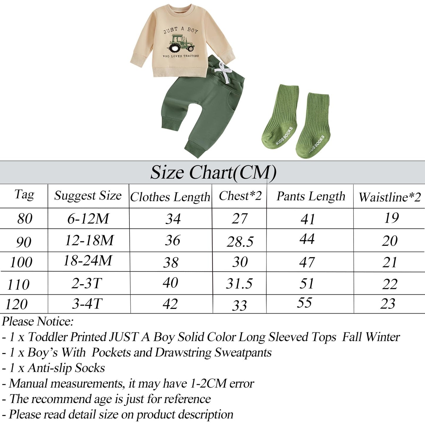 Ouliycoqi 3Pcs Toddler Big Brother Lilttle Bro Baby Long Sleeve Contrast Color Pants Sweatshirt Socks Fall Winter Sets
