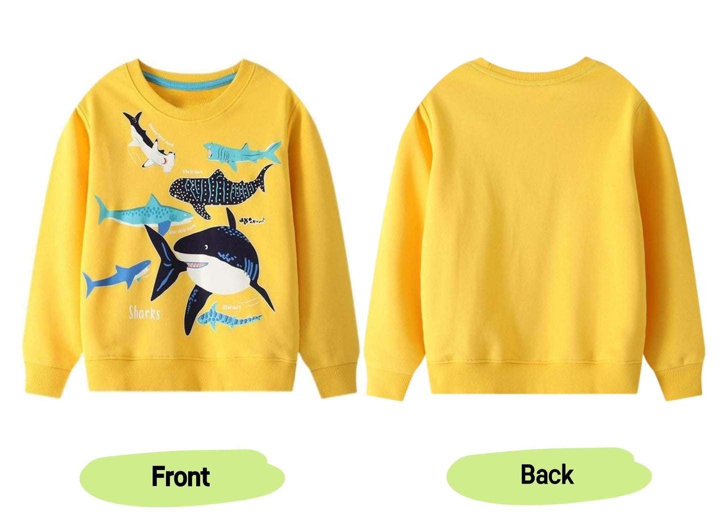 Winzik Toddler Christmas Sweatshirt Baby Boys Girls Halloween Crewneck Pullover Long Sleeve Valentine’s Day Sweatshirts