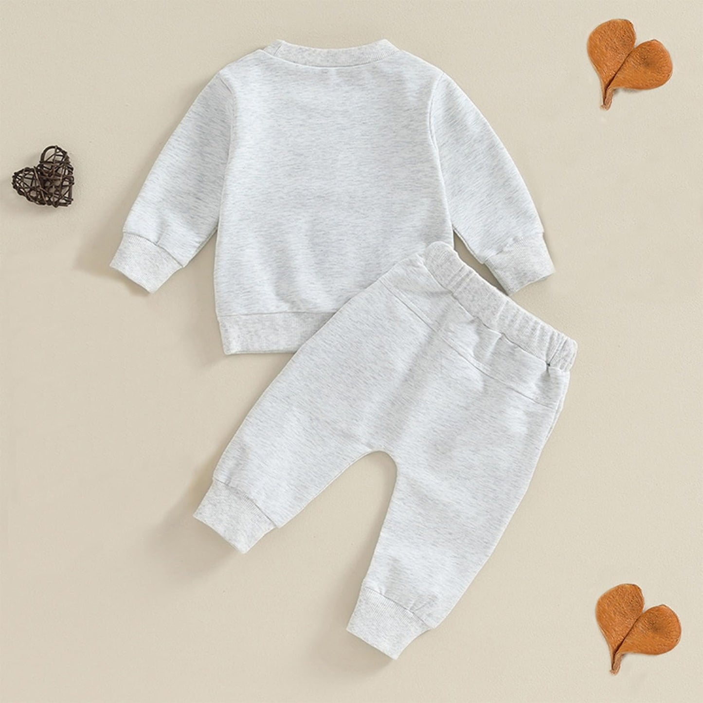 Ouliycoqi 3Pcs Toddler Big Brother Lilttle Bro Baby Long Sleeve Contrast Color Pants Sweatshirt Socks Fall Winter Sets