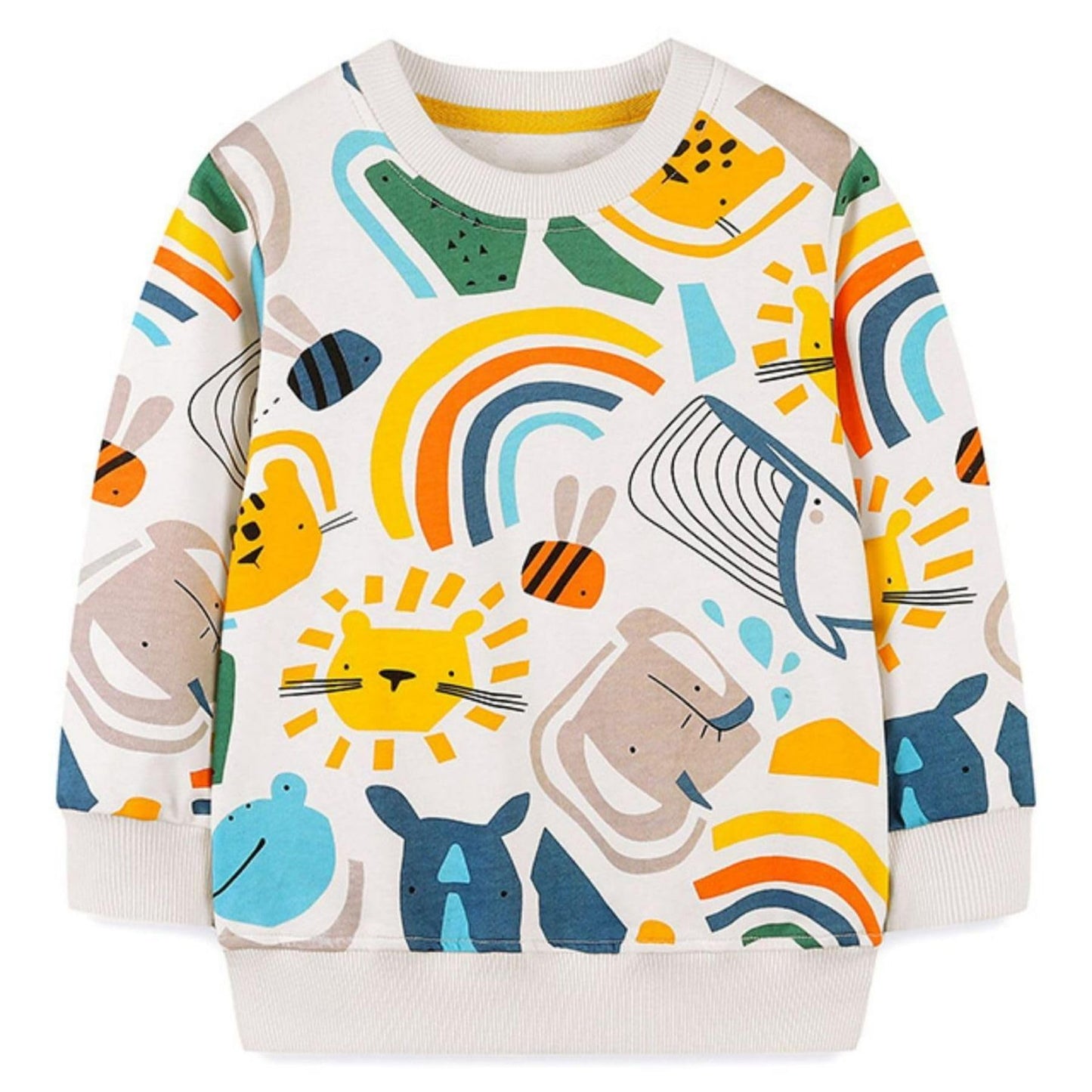 Winzik Toddler Christmas Sweatshirt Baby Boys Girls Halloween Crewneck Pullover Long Sleeve Valentine’s Day Sweatshirts