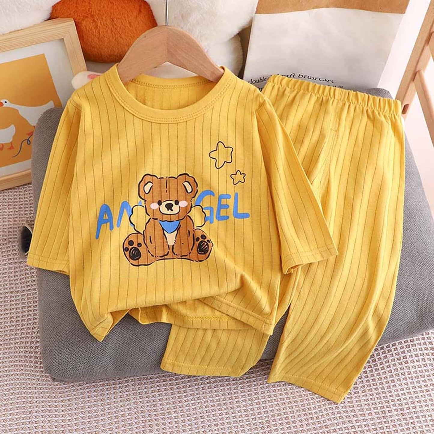 oelaio Toddler Kids Kid Girls Boys' Casual Long Sleeve Casual Loungewear Thin Home Clothing Two Piece Set,2025 Happy New Year