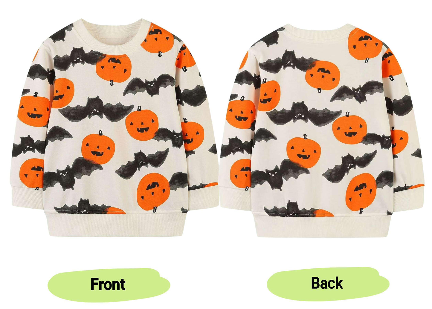 Winzik Toddler Christmas Sweatshirt Baby Boys Girls Halloween Crewneck Pullover Long Sleeve Valentine’s Day Sweatshirts