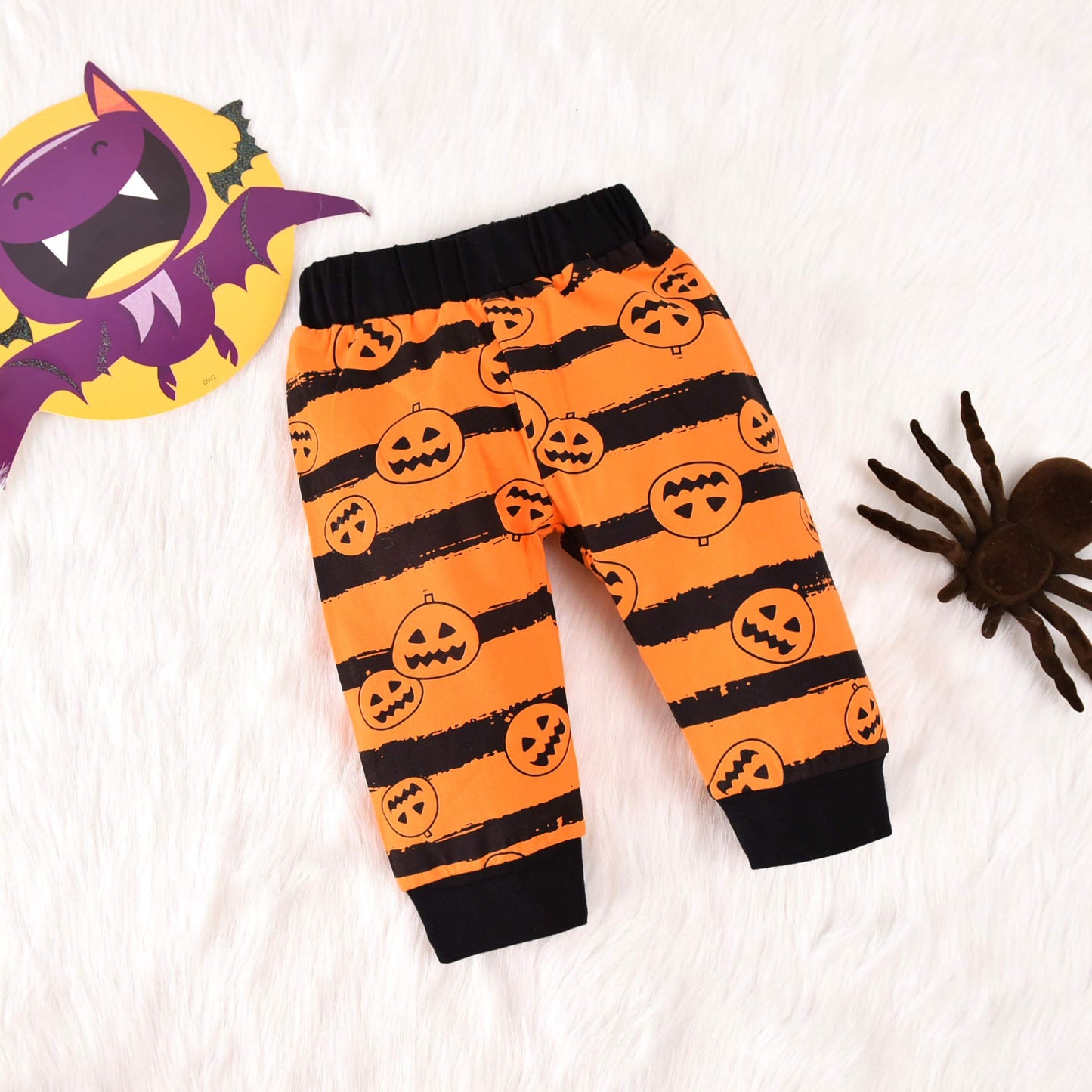Newborn Baby Girls Clothes First Thanksgiving Outfit Letters Print Bodysuit Pants Hat Headband 4Pcs Clothing Sets