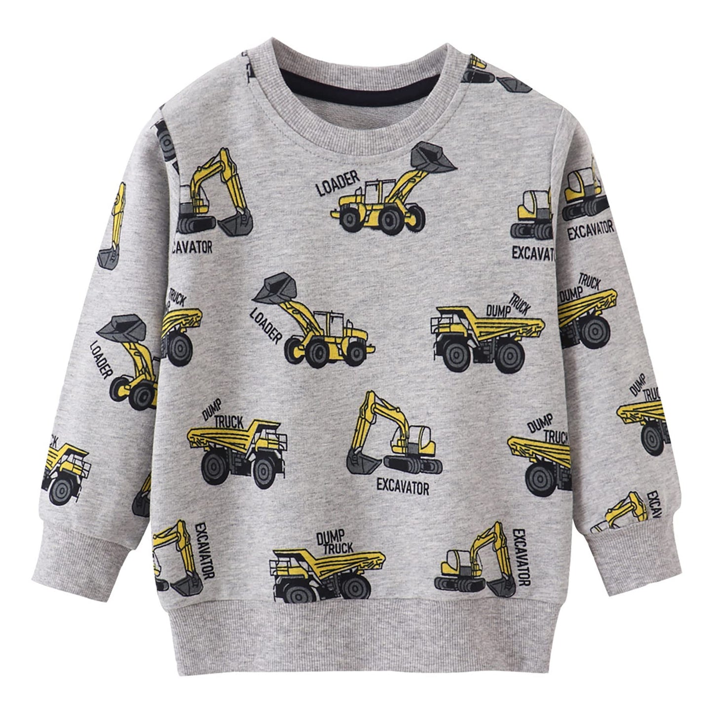 Winzik Toddler Christmas Sweatshirt Baby Boys Girls Halloween Crewneck Pullover Long Sleeve Valentine’s Day Sweatshirts