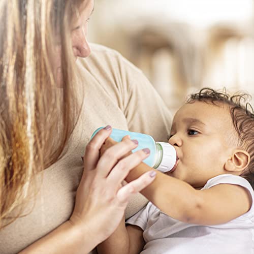 Dr. Brown’s Natural Flow® Anti-Colic Options+™ Narrow Glass Baby Bottles, 2-Pack, 8 oz/250 mL ( Packaging May Vary )