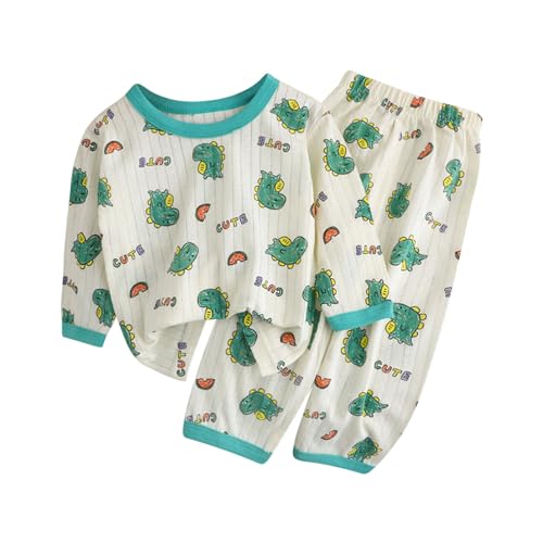 oelaio Toddler Kids Kid Girls Boys' Casual Long Sleeve Casual Loungewear Thin Home Clothing Two Piece Set,2025 Happy New Year
