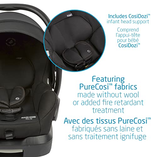 Maxi-Cosi Zelia Max 5-in-1 Modular Travel System, Carraige mode, Reversible toddler seat, Use from birth, Mico infant car seat (included), Polished Pebble