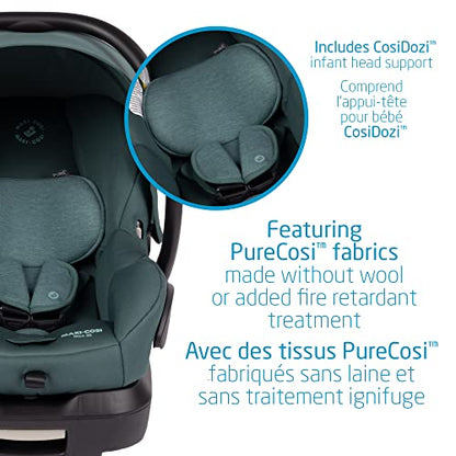 Maxi-Cosi Zelia Max 5-in-1 Modular Travel System, Carraige mode, Reversible toddler seat, Use from birth, Mico infant car seat (included), Polished Pebble