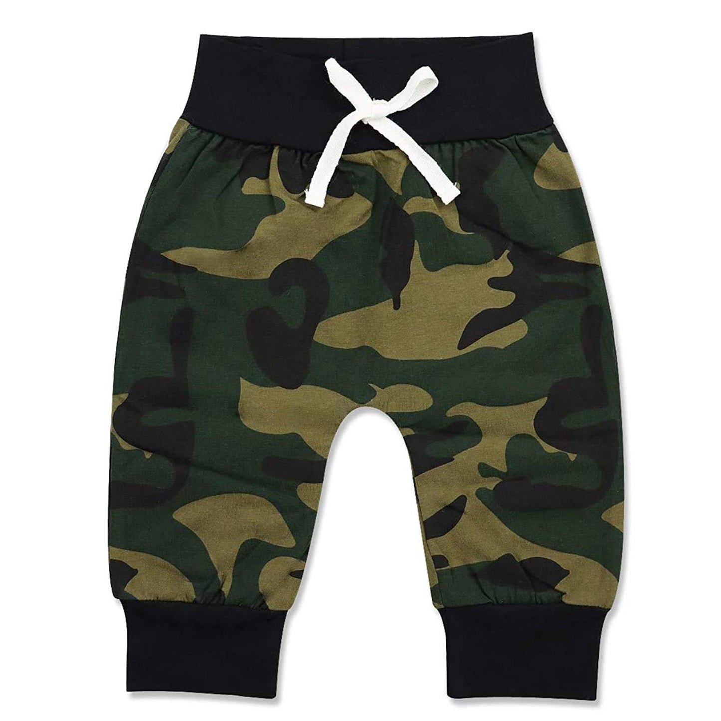 Trsenvrml Infant Baby Boy Set Newborn Clothes Long Sleeve Letter Print Romper + Camouflage Pants + Hat 3 Piece Outfit