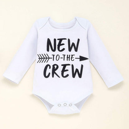 Trsenvrml Infant Baby Boy Set Newborn Clothes Long Sleeve Letter Print Romper + Camouflage Pants + Hat 3 Piece Outfit